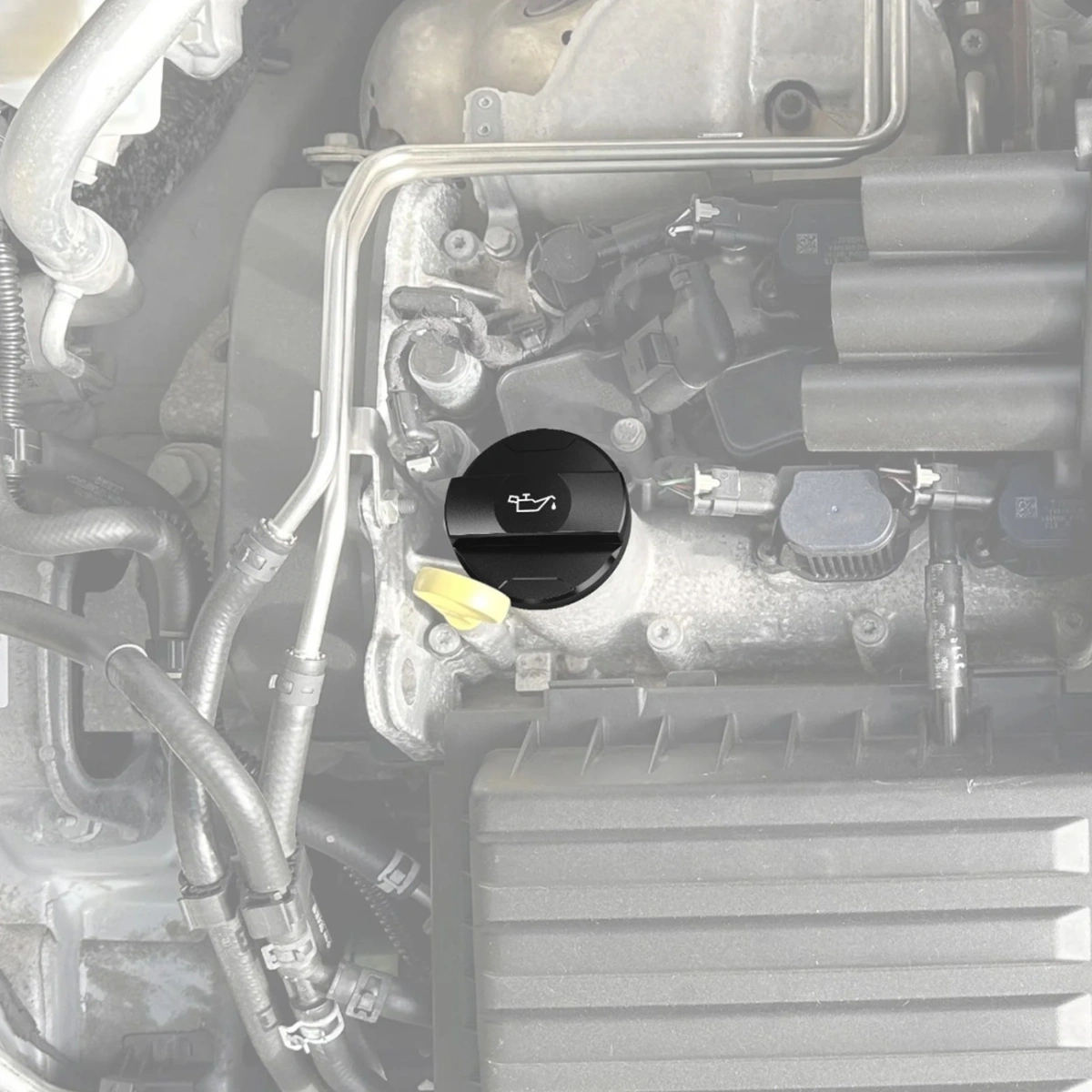 Bevinsee 91120089-BLK Yağ Dolum Kapağı Siyah - VW Golf 7 8 Audi A3 EA211 1.0 1.4 TSI