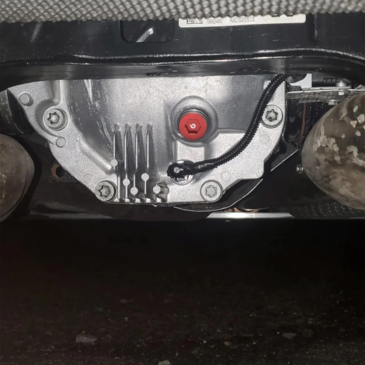Bevinsee AL-9111170201-RD Mıknatıslı Diferansiyel Tahliye Tapası Kırmızı - BMW M22x1.5