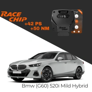 RaceChip Bmw 5 Serisi (G60) 520i 190 PS Mild Hybrid GTS 5 APP Bluetooth +42 PS +50 NM Tork Chip Tuning