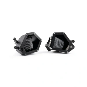 AMS Performance AMS.48.08.0001-2 Karbon Fiber Hava Emiş Kiti - Manyetik Karbon Airbox Kapaklı - BMW G87 M2 G80 M3 G82 M4 S58