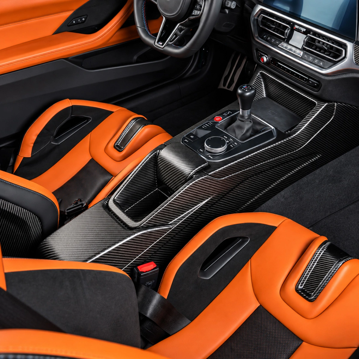 Drifton BMW G80-G82 M3 M4 Karbon Orta Konsol - 2021+