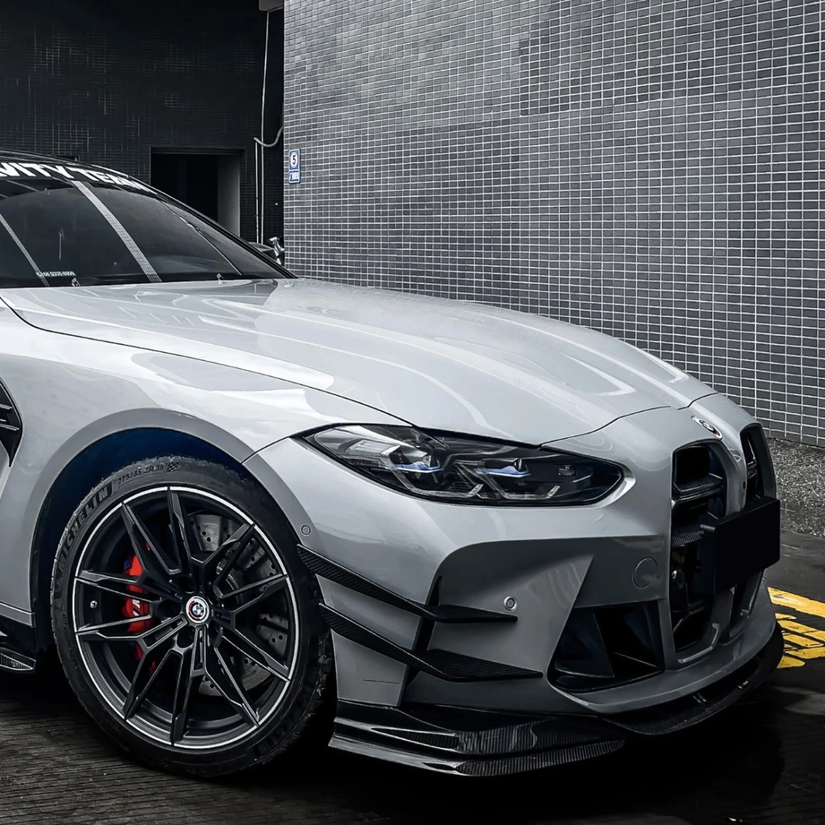 Drifton BMW G80-G82 M3 M4 Karbon Ön Tampon Eki - 2021+