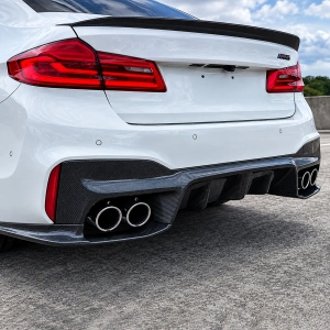 Drifton BMW F90 M5 3D Style Karbon Arka Difüzör - 2018-2023