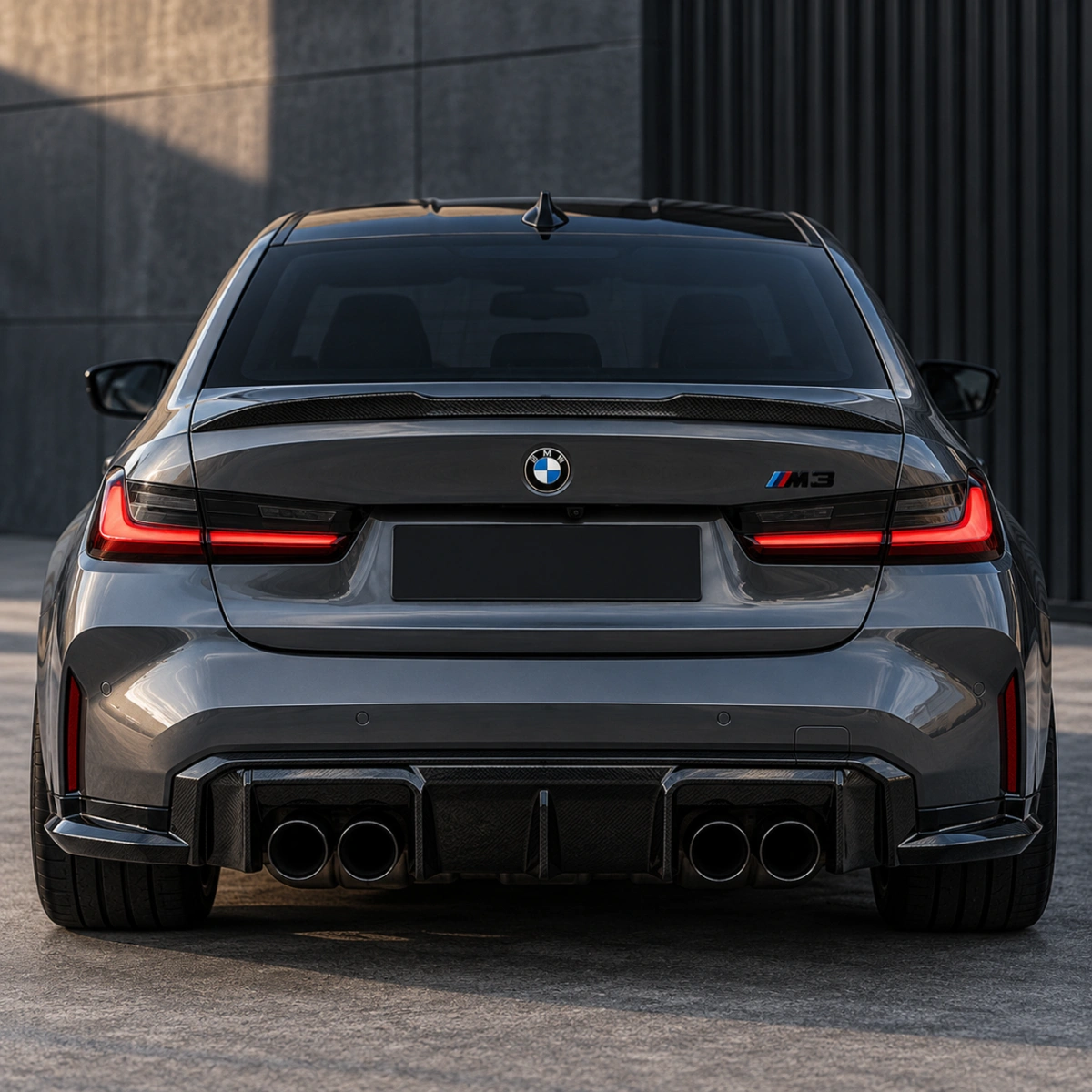 Drifton BMW G80 M3 M3 Style Karbon Spoiler - 2021+