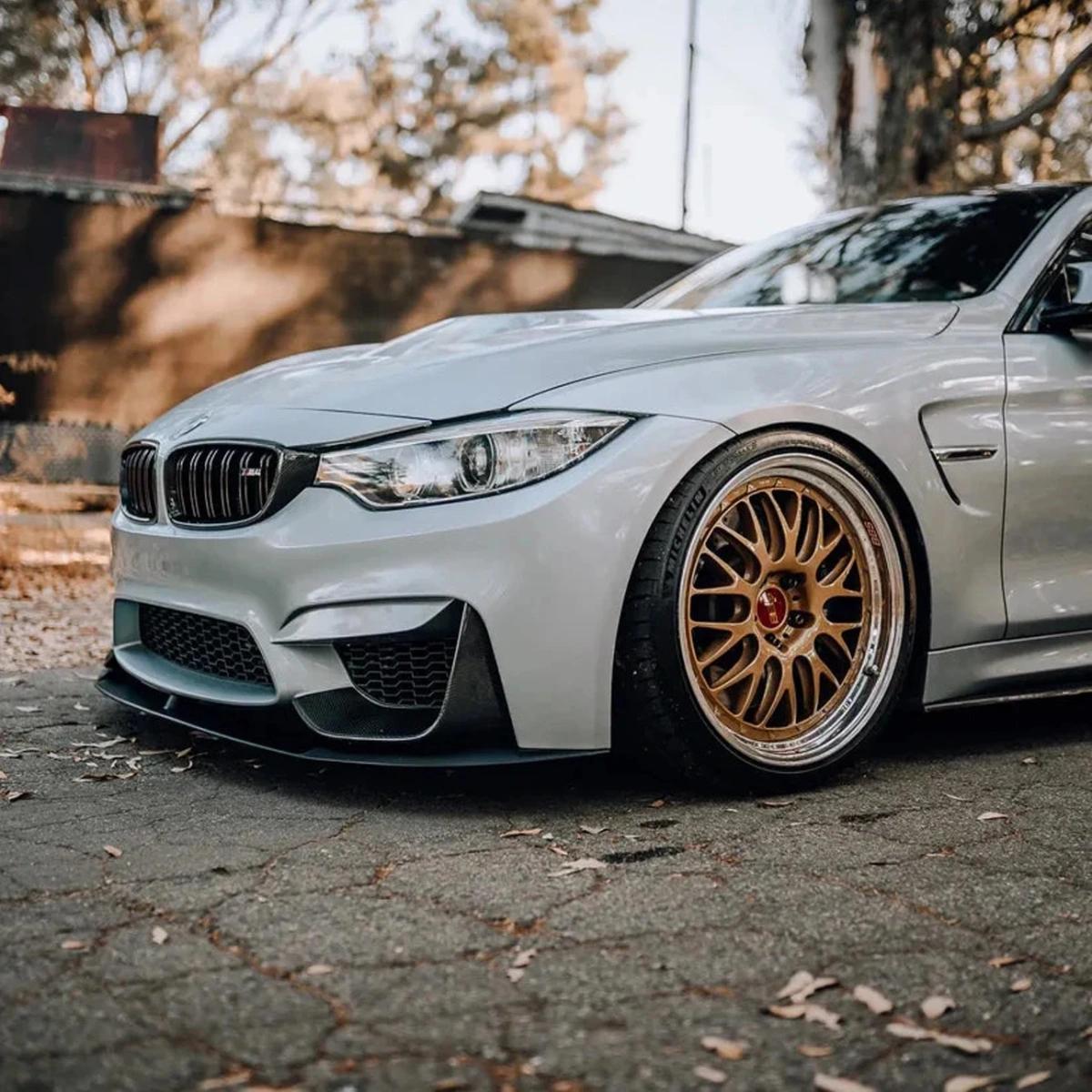 Drifton BMW F80-F82 M3 M4 SMP Style Karbon Ön Lip - 2014-2020