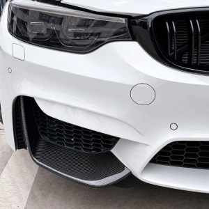 Drifton BMW F80-F82 M3 M4 MP Style Karbon Ön Tampon Splitter - 2014-2020