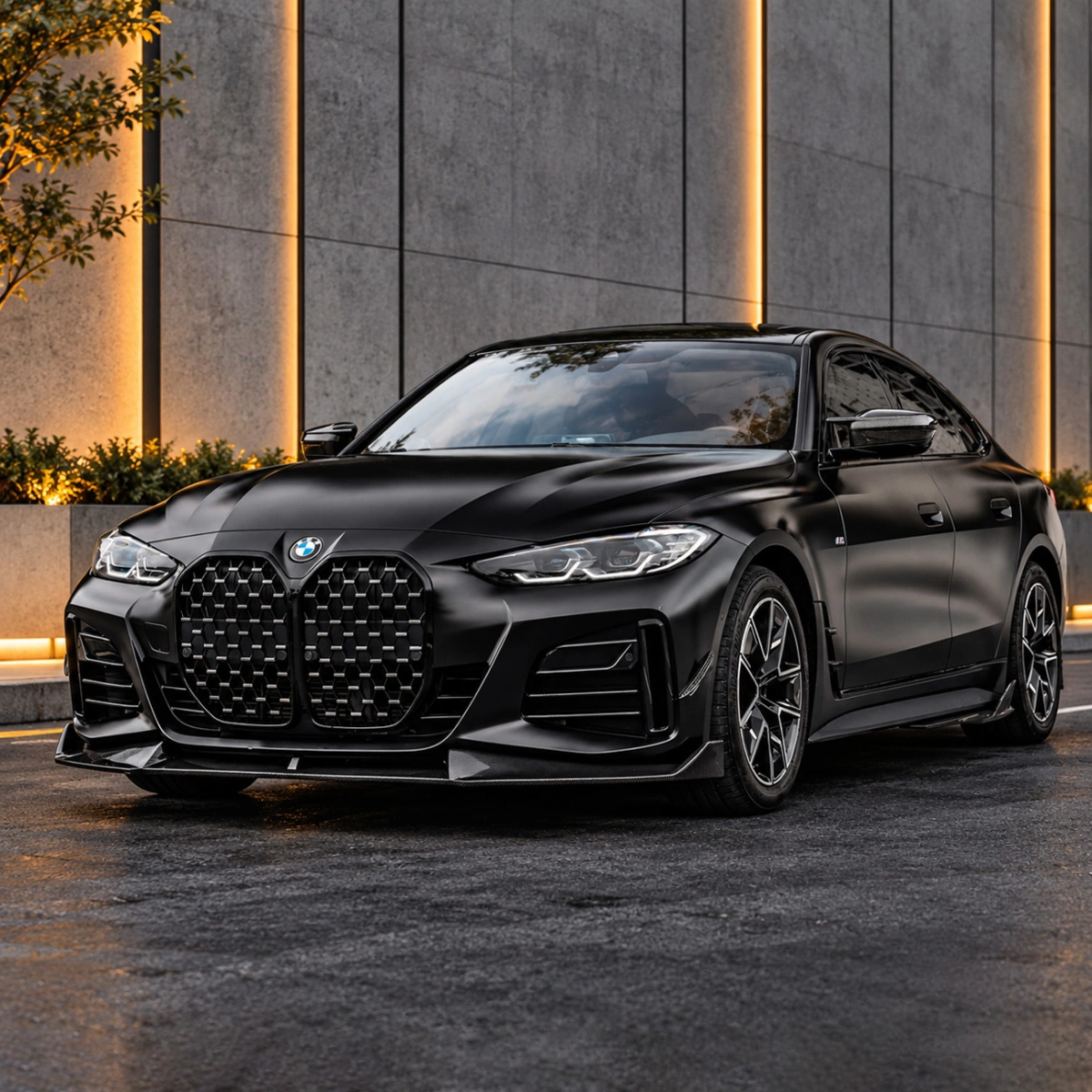 Drifton BMW G26 4 Serisi Gran Coupe Karbon Ön Lip - 2021+
