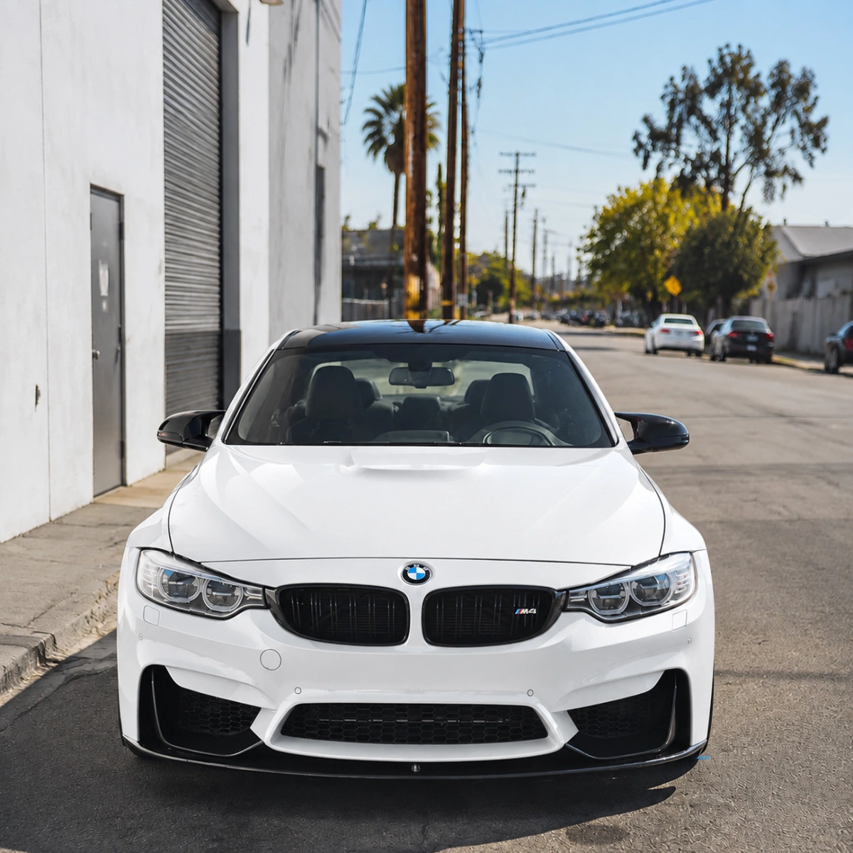 Drifton BMW F80-F82 M3 M4 MP Style Karbon Ön Tampon Splitter - 2014-2020