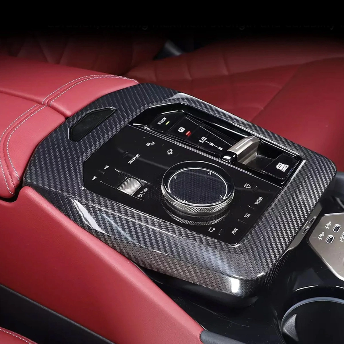 Drifton BMW G60 5 Serisi Karbon Orta Kumanda Paneli Çerçevesi - 2023+