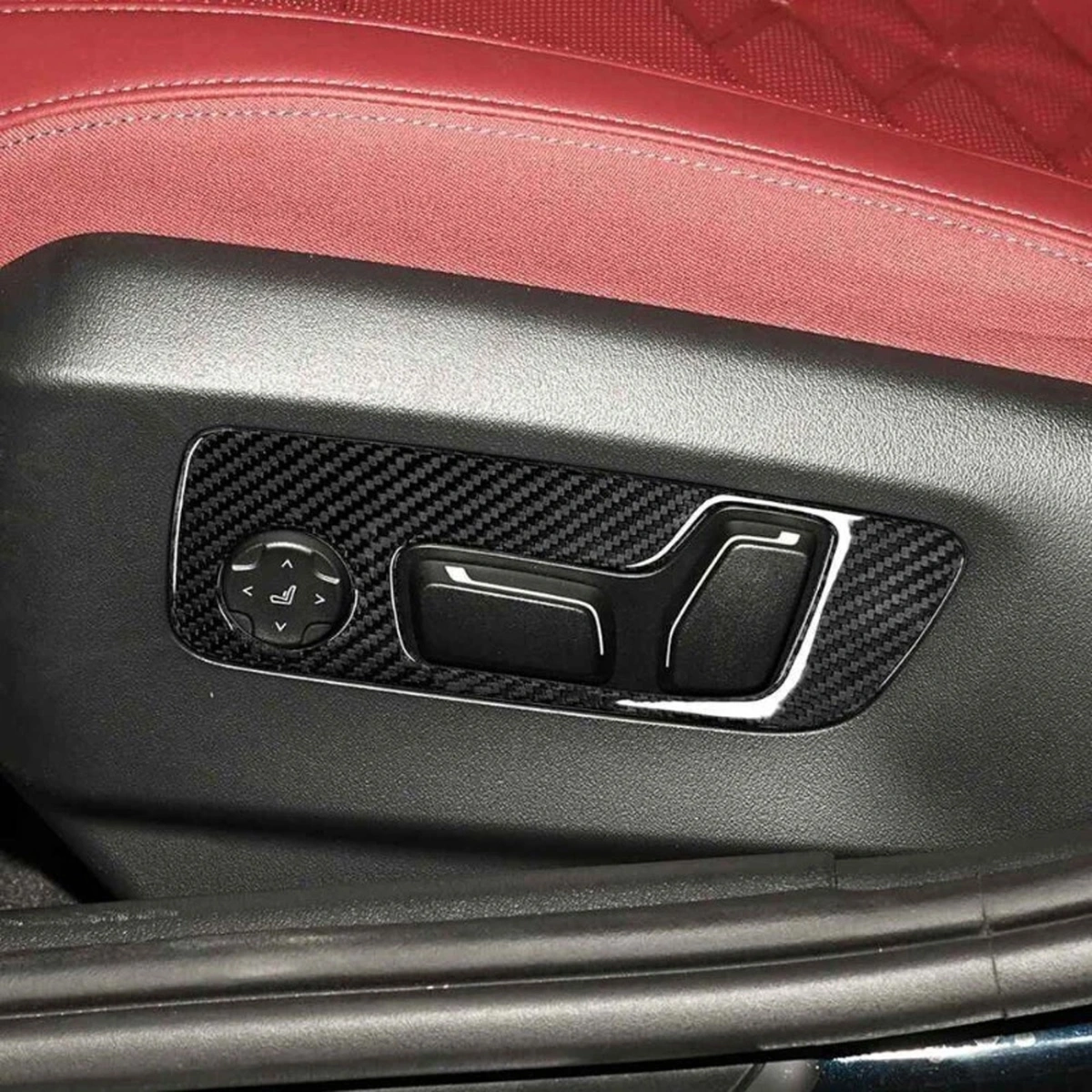 Drifton BMW G60 5 Serisi Karbon Koltuk Ayar Düğmesi Kaplaması - 2023+