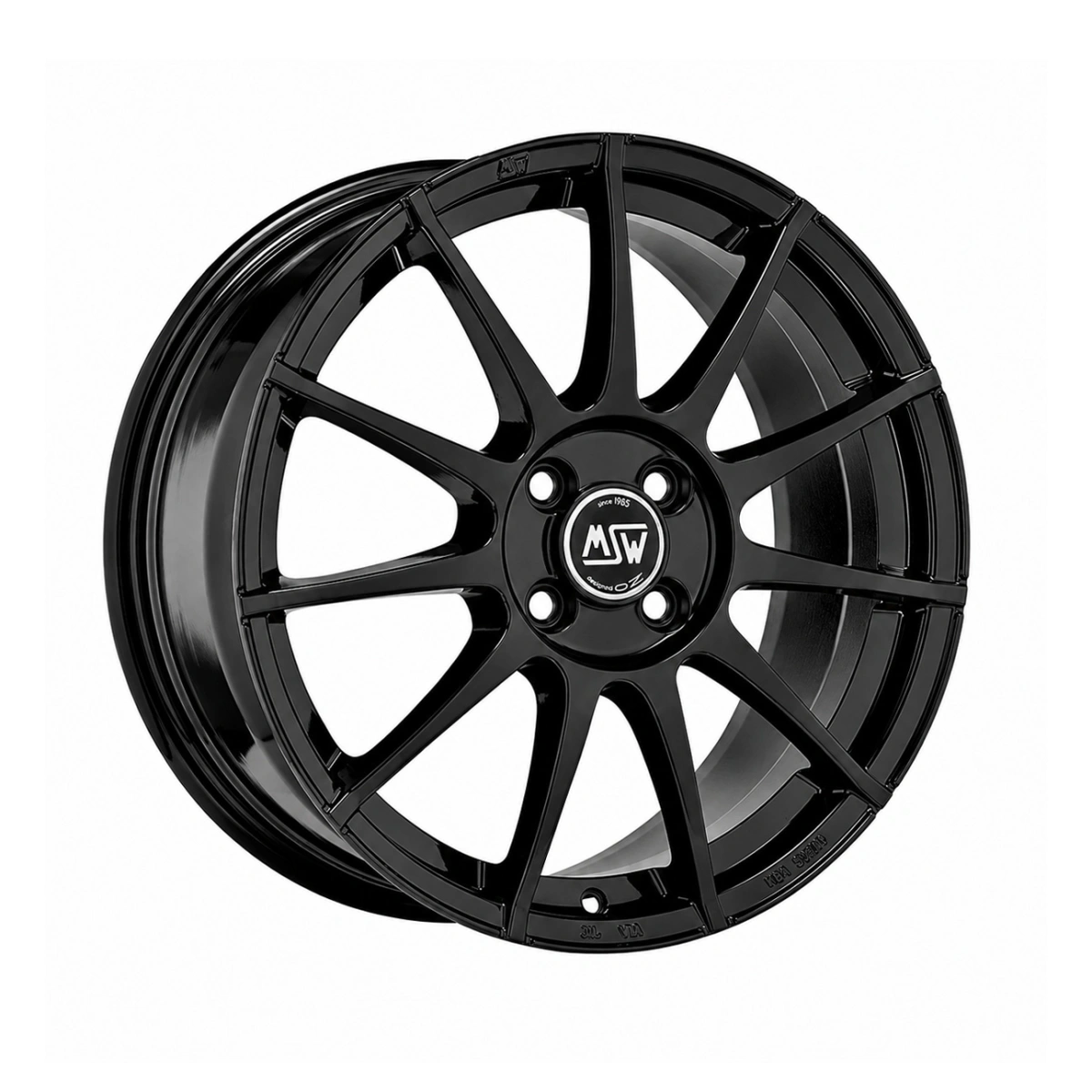 Msw-85 4x108 7x17 25 65,06 Gloss Black Takım Jant