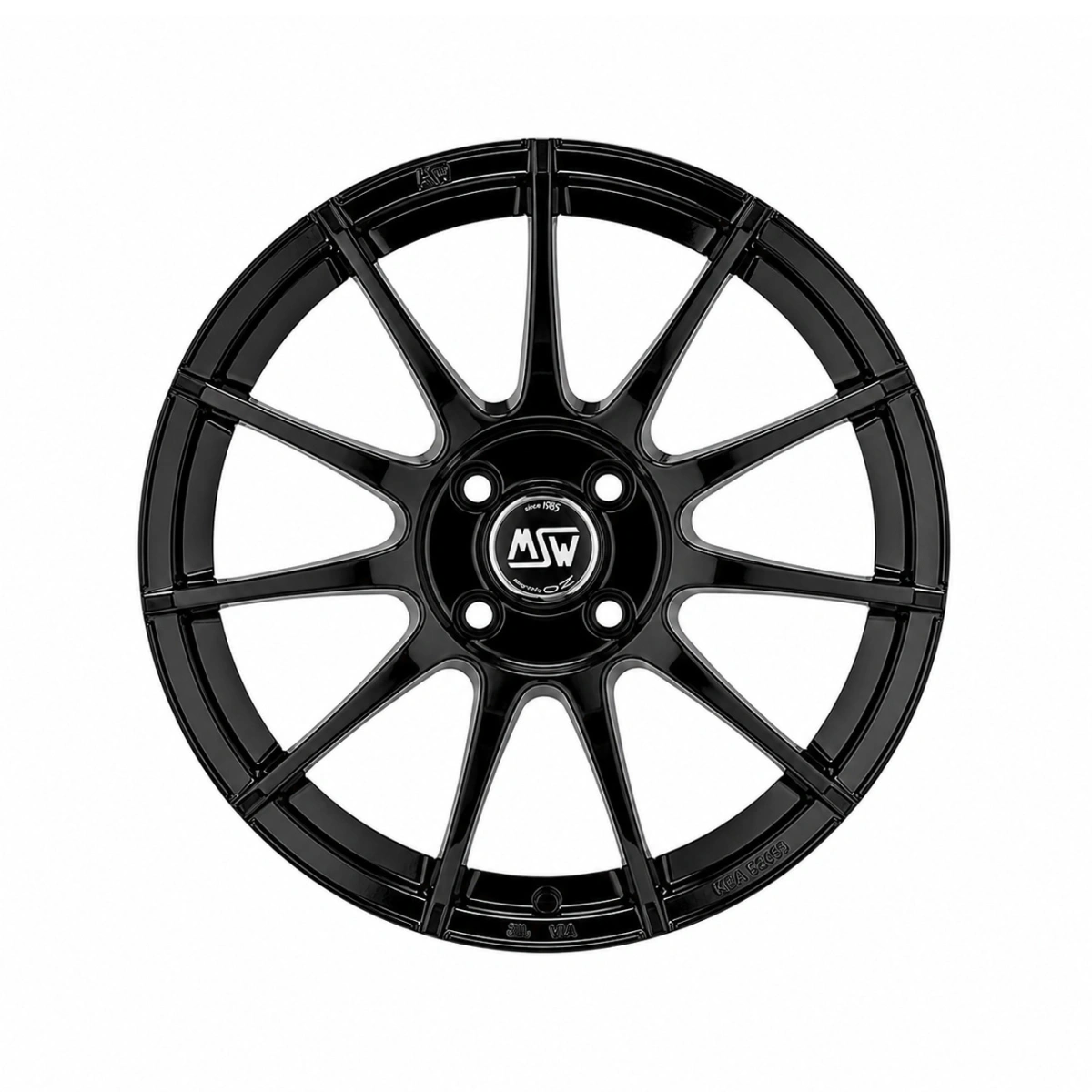 Msw-85 4x108 6,5x16 25 65,06 Gloss Black Takım Jant