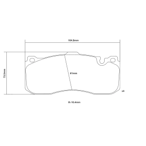 Brembo Ön Fren Balata Seti - Bmw 116i, 118i, 120i 2004-2011 - 07.B314.02