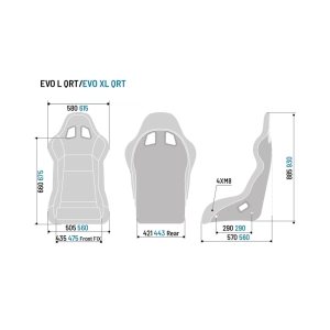 Sparco Evo XL Yarış Koltuğu – FIA Onaylı (Siyah)
