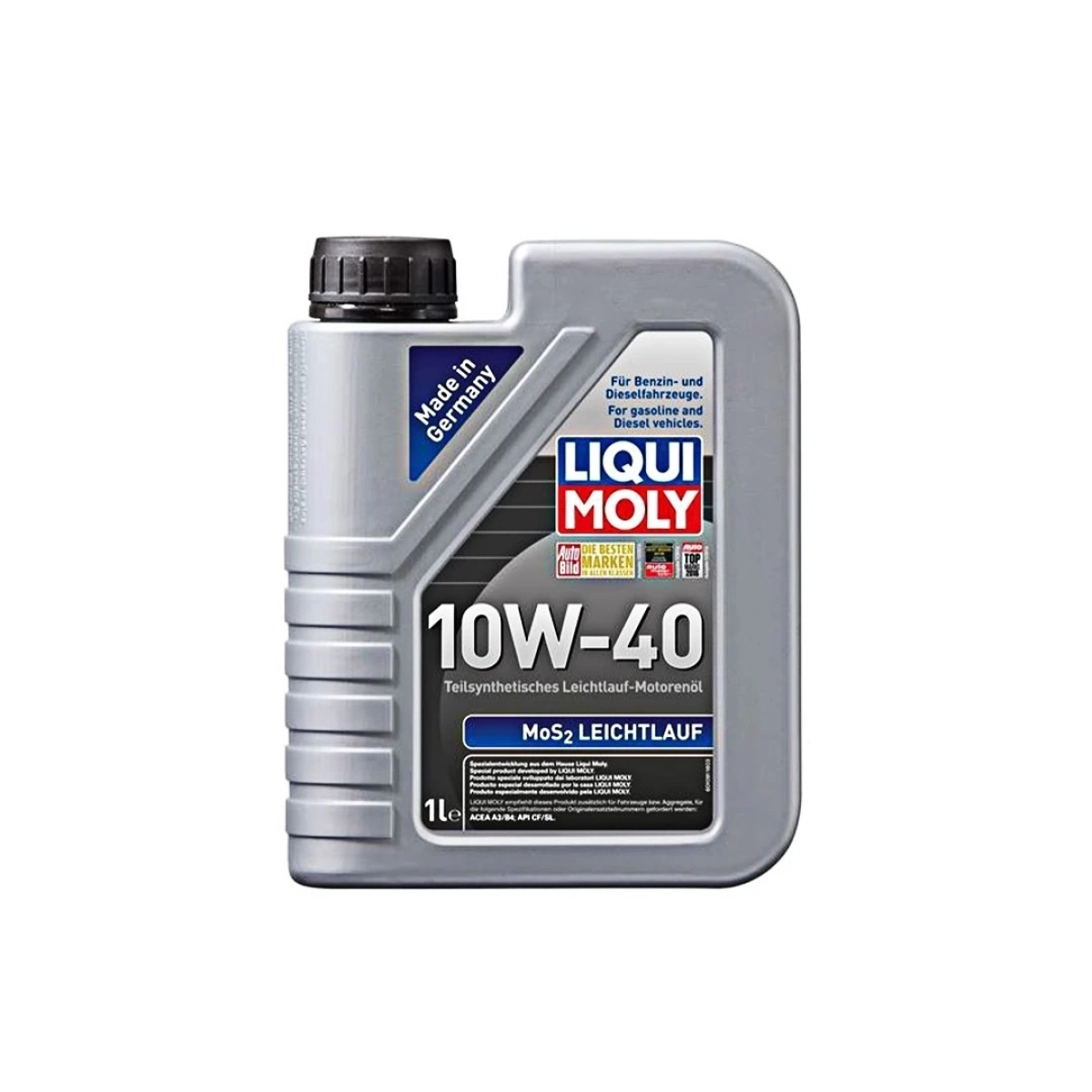 Liqui Moly 10W40 MoS2'li Kısmi Sentetik LEICHTLAUF 1 Litre Motor Yağı 2626