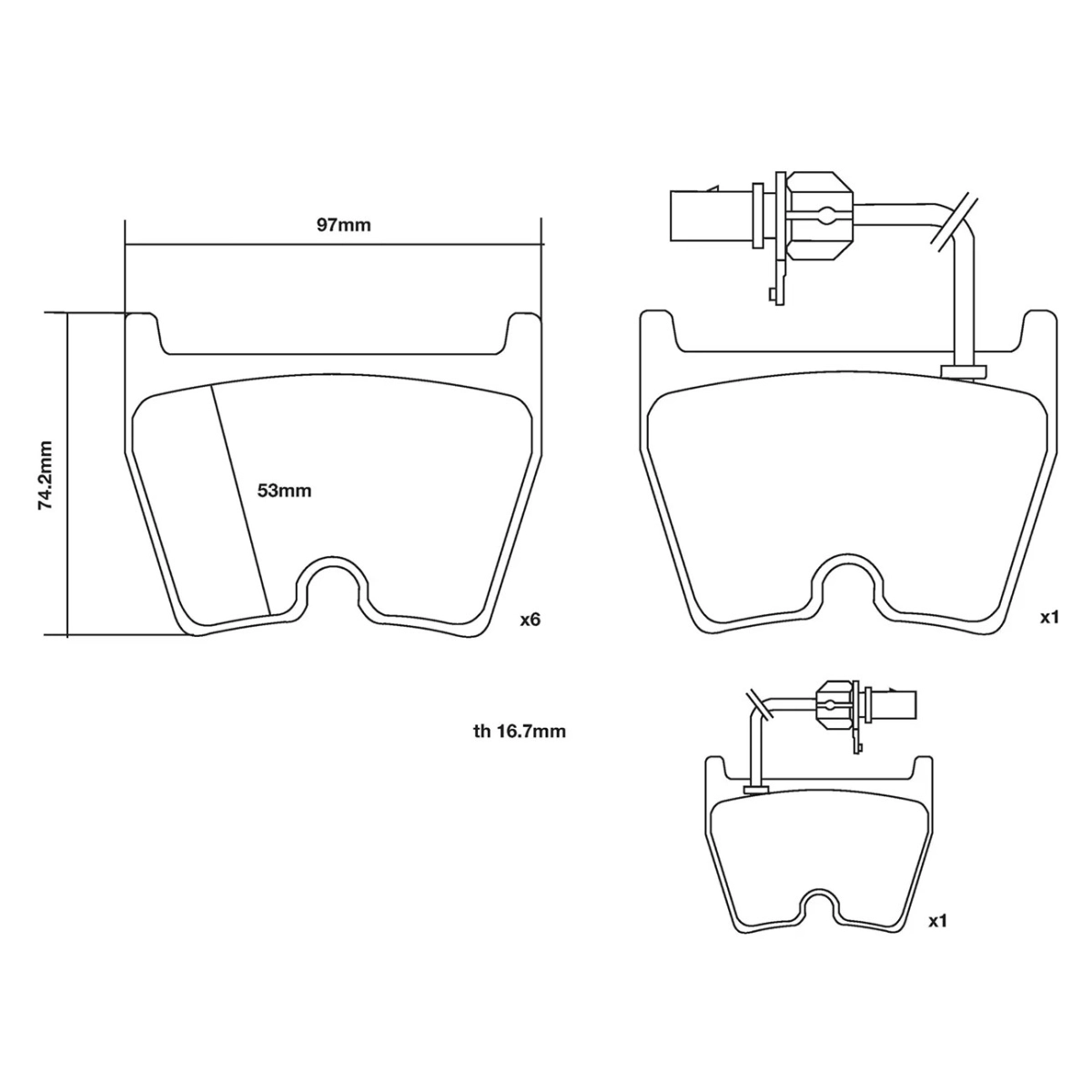 Brembo Ön Fren Balata Seti - Audi A4, A5, A6 2008-2015 - 07.B314.01