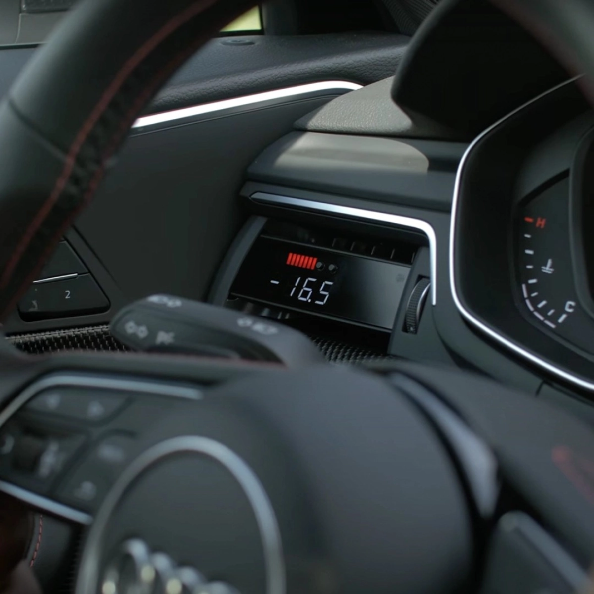 P3 Gauges P3 V3 OBD2 Audi B9 A4 - S4 - A5 - S5 - RS5 - RS4 (2016+) L3P3AB9X Dijital Havalandırma Göstergesi