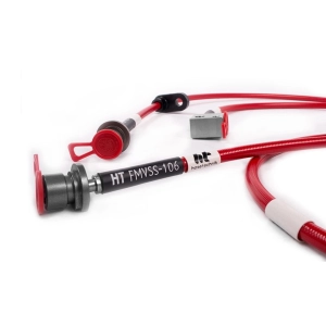 Forge Motorsport Honda Civic Type R FK8 2.0 Turbo Çelik Fren Hortumu - Kırmızı