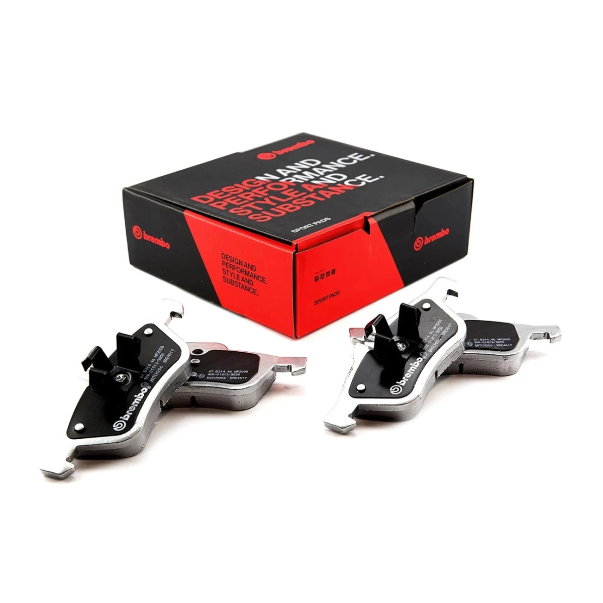 Brembo Ön Fren Balata Seti - MINI Cooper, Cooper S, One R50-R52-R53 2001-2008 - 07.B314.46