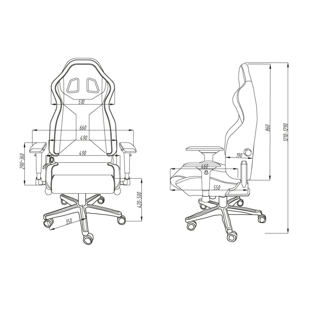 Sparco Icon Deri Ofis Koltuğu (Siyah)