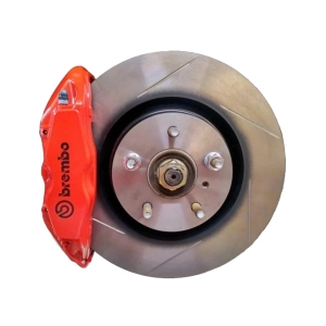 K-System Honda Civic EP3 Brembo 4 Piston 324x30mm Fren Dönüşüm Kiti – Kırmızı Kaliper