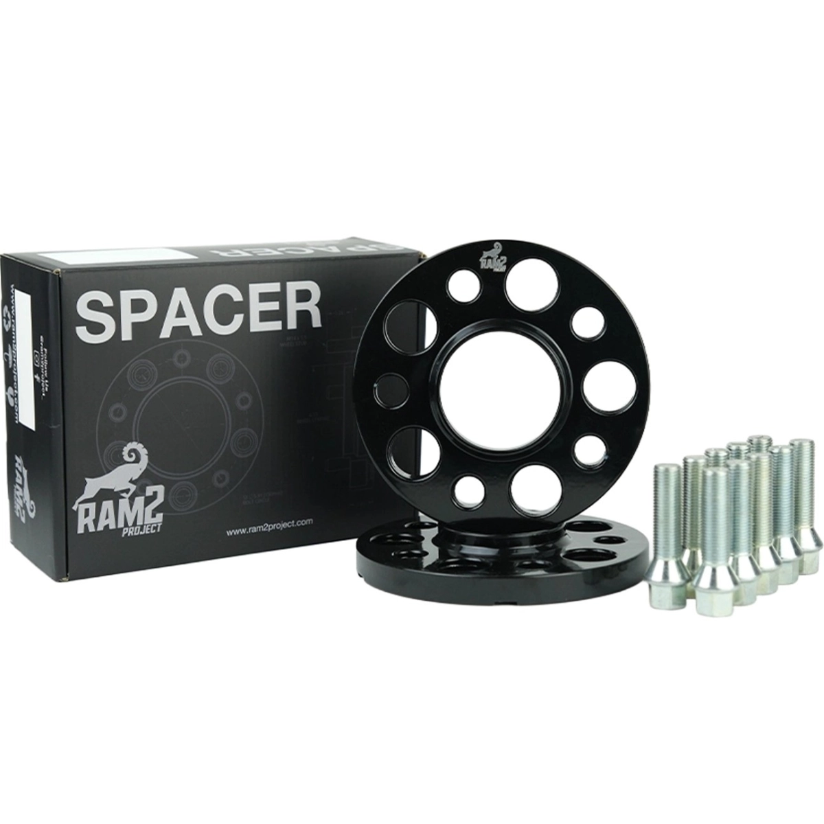 Ram2 Spacer 5x112 66,6 15mm Siyah