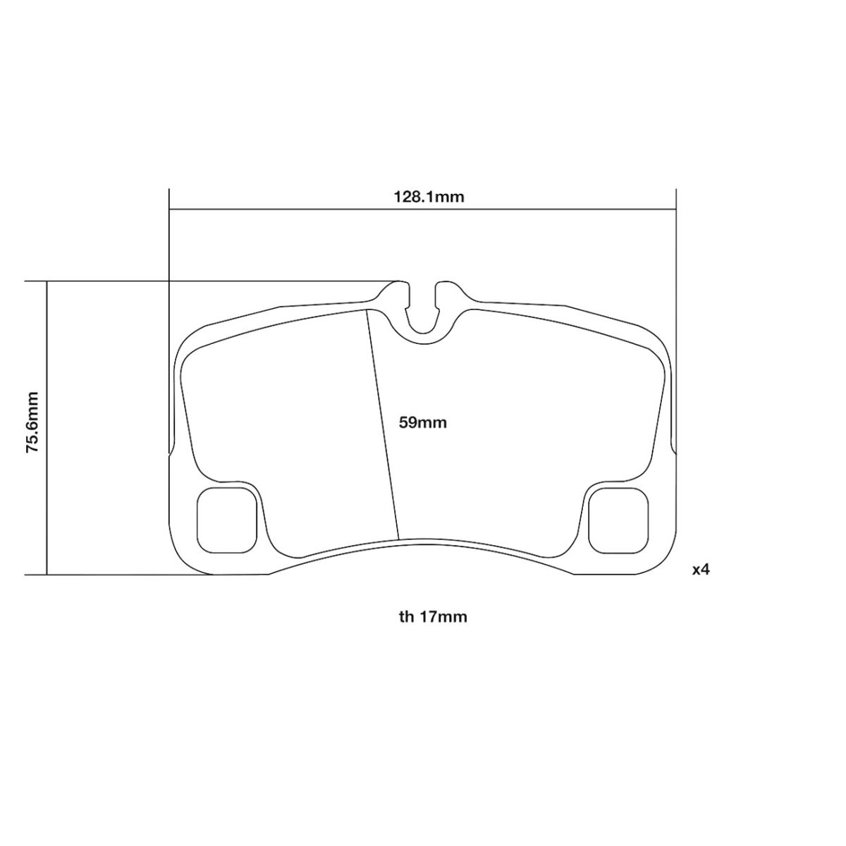 Brembo Arka Fren Balata Seti - Porsche 911 (997) GT3, GT3 RS, Turbo, Turbo S - 07.B315.15