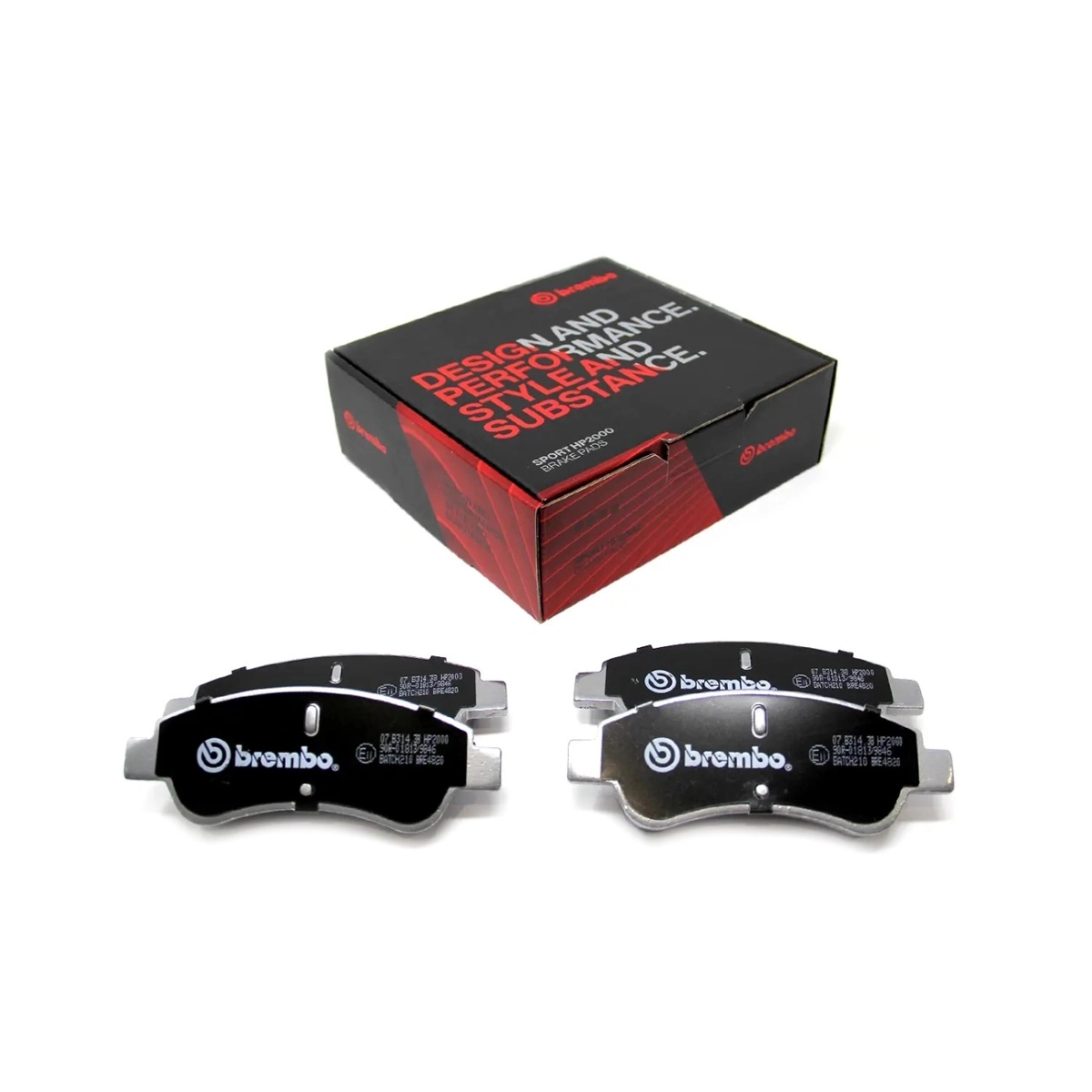 Brembo Ön Fren Balata Seti - Citroen C3, C4, DS3 - Peugeot 206, 207, 208, 301, 307, 2008 - 07.B314.38