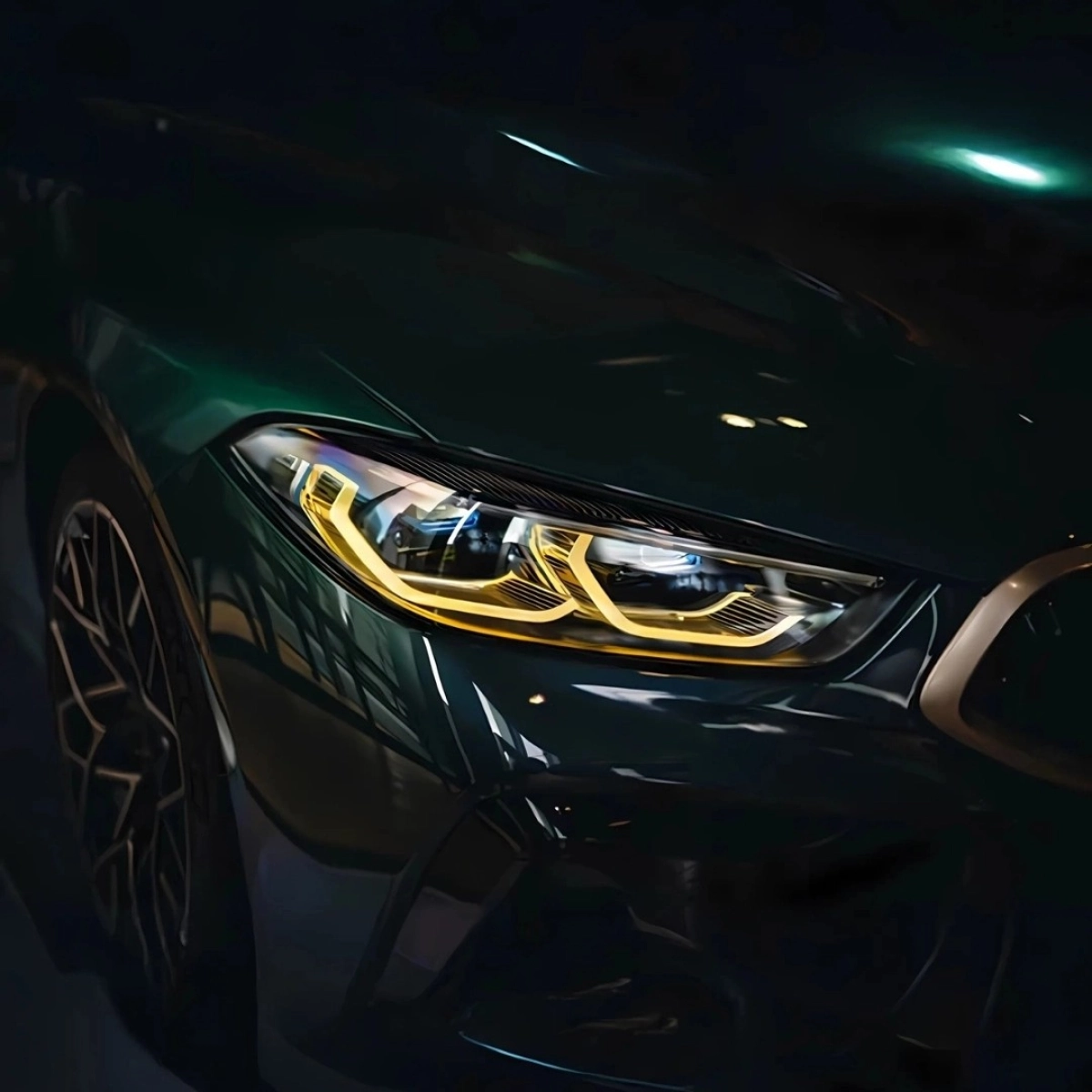 XPlagin Bmw F92/F93 M8 G15/G16 8 Serisi 2019 ve Sonrası Yellow DRL Led