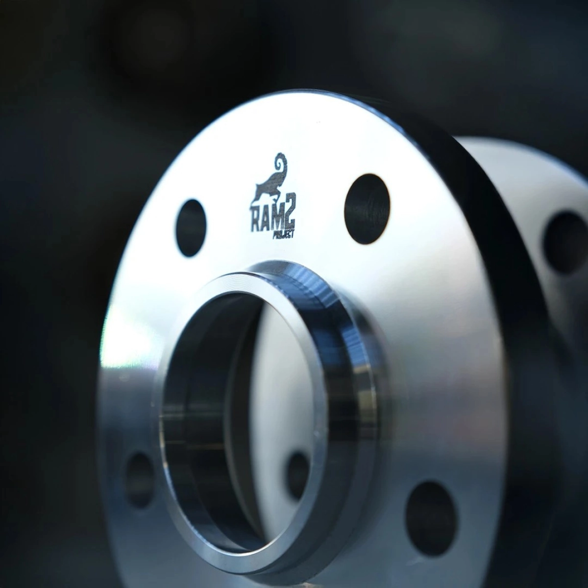 Ram2 Spacer 5x120 72.6mm - 15mm Silver