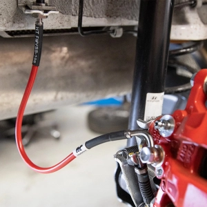 Forge Motorsport Hyundai i20N Çelik Fren Hortumu - Siyah