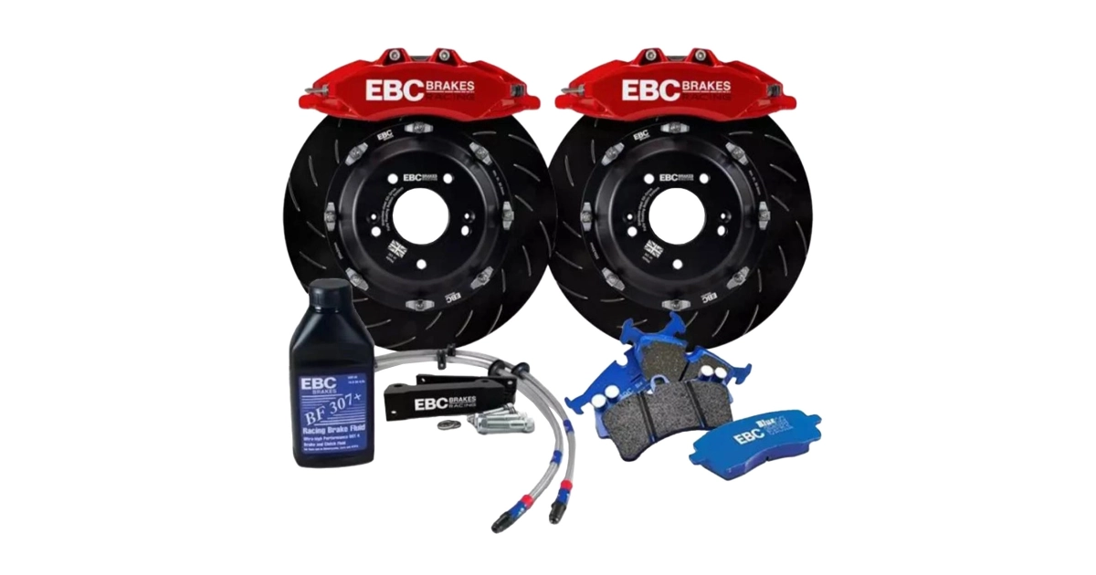 EBC Racing Big Brake Kit WV MQB Platform Kırmızı Kaliper 355mm | Autopartia
