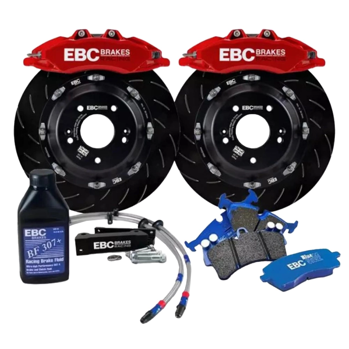 EBC Racing Big Brake Kit WV MQB Platform Kırmızı Kaliper 355mm