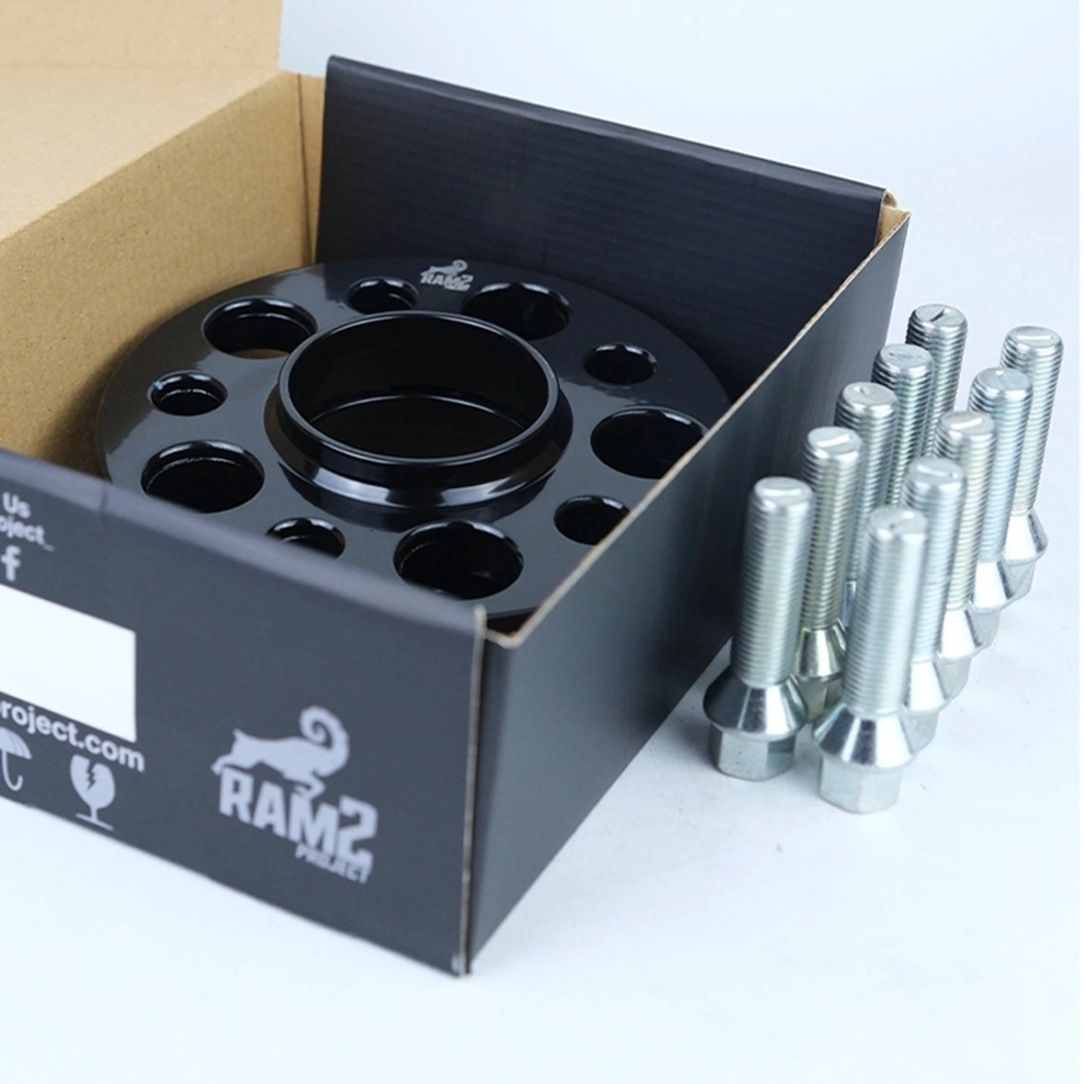 Ram2 Spacer 5x112 66,6 15mm Siyah