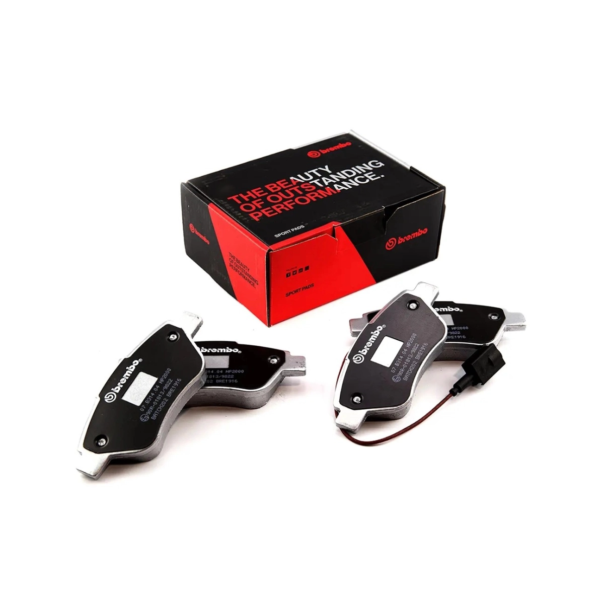 Brembo Ön Fren Balata Seti - Fiat Punto, Grande Punto, Punto Evo, 500 - Opel Corsa D 2007-2015 - 07.B314.04