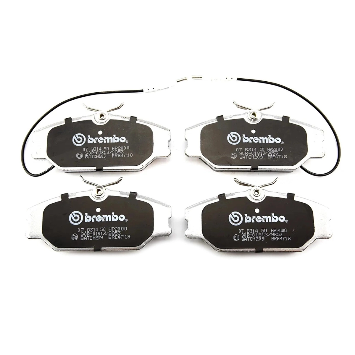 Brembo Ön Fren Balata Seti - Renault Laguna I, Megane I, Safrane I-II - 07.B314.50