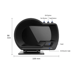 HUD A501 P6 OBD + GPS Gauge