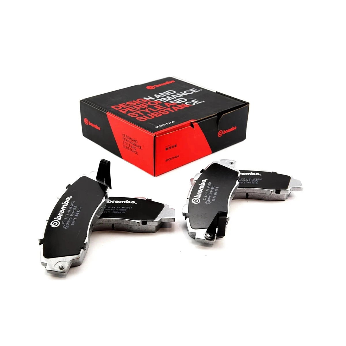 Brembo Ön Fren Balata Seti - Honda Accord IV, V, VI - Honda Civic VI, CR-V I, HR-V - 07.B314.44