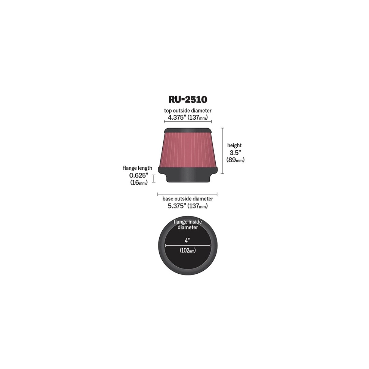 K&N KN-RU-2510 Hava Filtresi