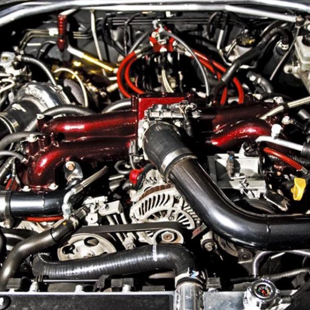 Mishimoto Subaru WRX/STI 2001-2007 Silikon Radyatör Hortum Seti - Siyah