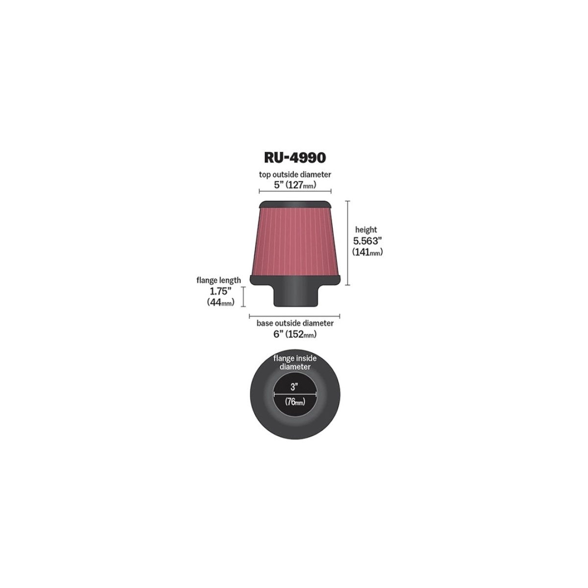 K&N KN-RU-4990 Hava Filtresi