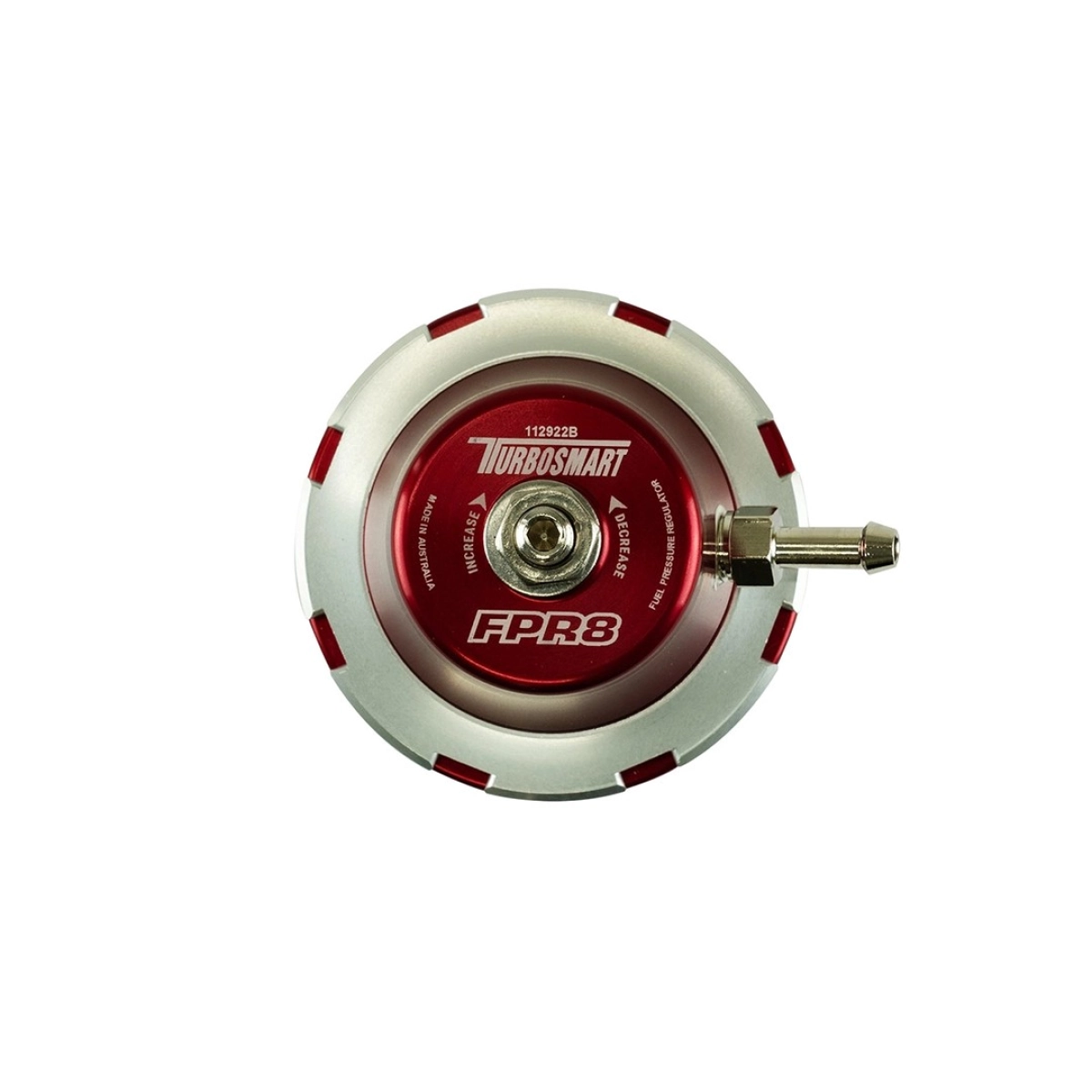 Turbosmart FPR8 -8AN Kırmızı Yakıt Basınç Regülatör Takımı