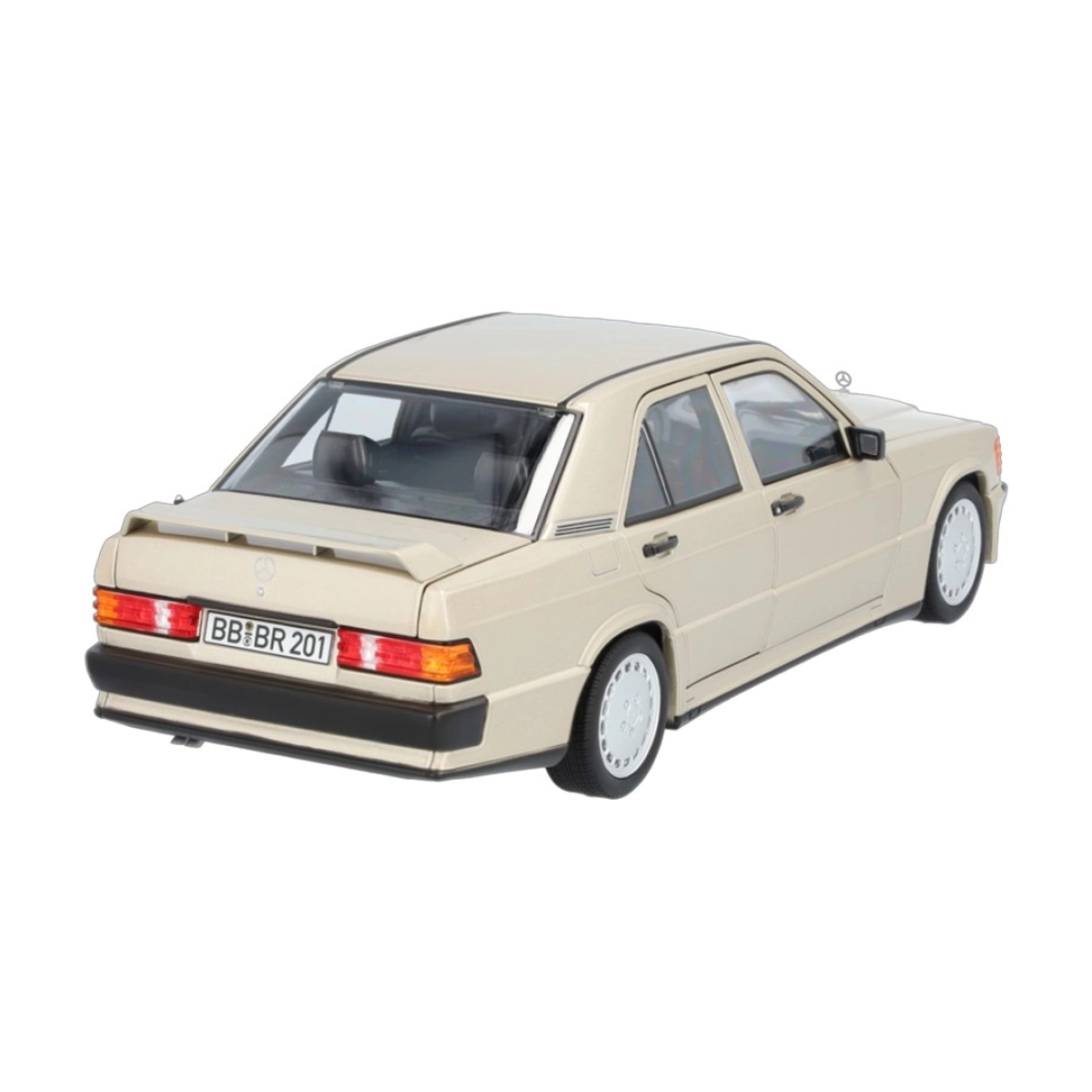 Mercedes-Benz 190E 2.3-16 1984 Smoky Silver 1:18 Diecast Model Araç