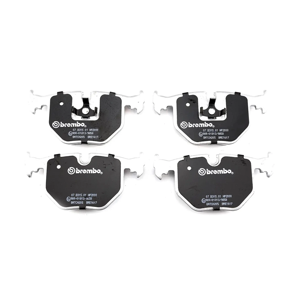 Brembo Arka Fren Balata Seti - Bmw 3 E46 - 5 E39 - 7 E38 - X3 E83 - X5 E53 - Z4 - Z8 - Range Rover III - 07.B315.01