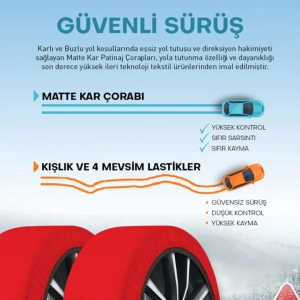 Matte EN 16662-1 Medium Active Serisi Kar Çorabı