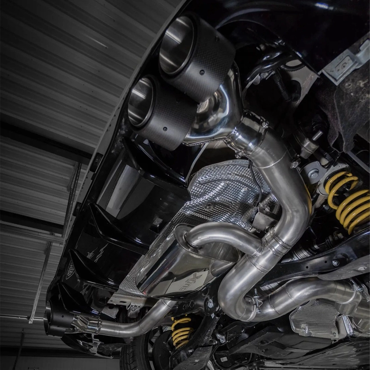 HG-Motorsport Bull-X VW Golf 8R Catback Egzoz Sistemi