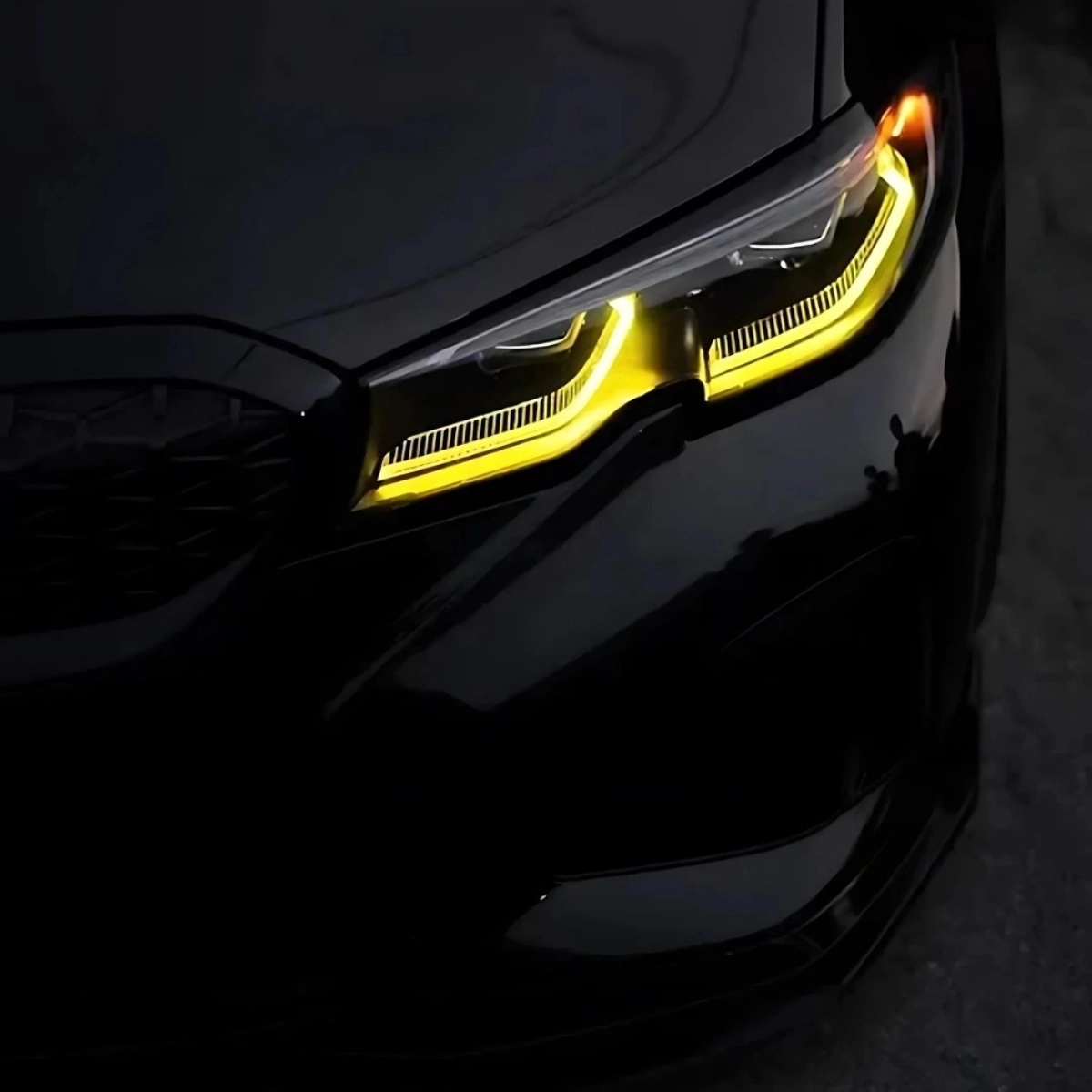 XPlagin Bmw G20 3 Serisi 2020-2022 Yellow DRL Led Laser