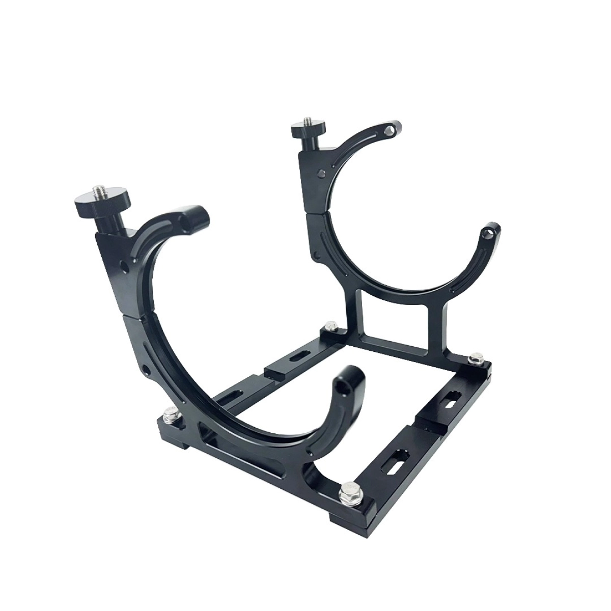 Ram2 Project 7”  Nitrous Oxide (NOS) Tekli Tüp Tutucu Braketi Siyah – 10-15 LB Tüp için Uyumlu