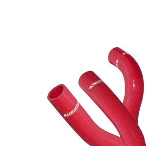 Mishimoto MMHOSE-EVO-10RD 08+ Mitsubishi Lancer Evo 10 Silikon Radyatör Hortumu Seti - Red