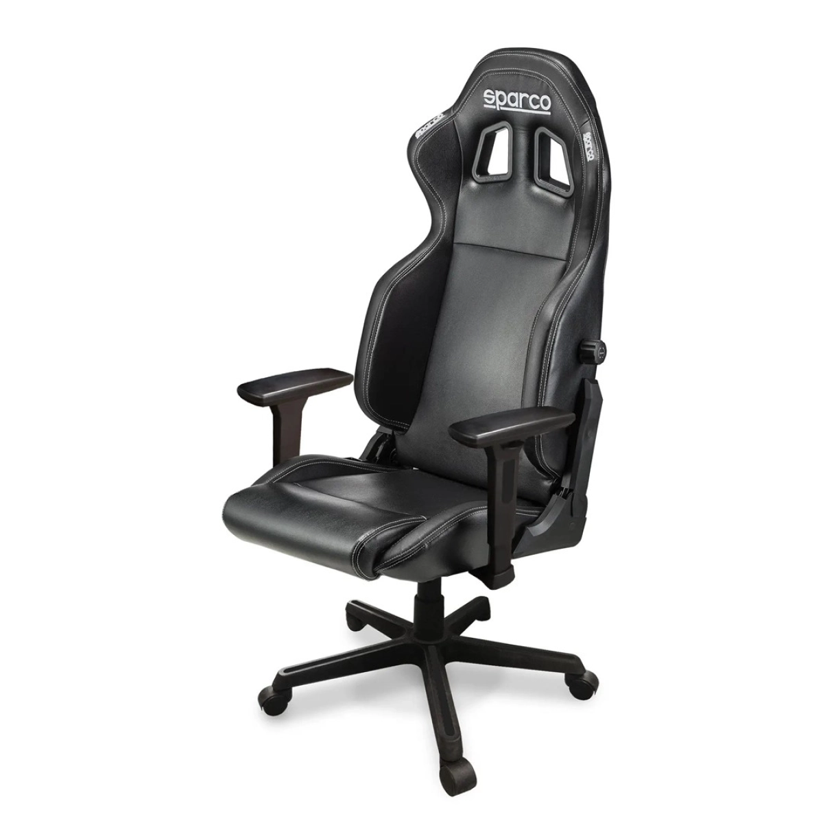 Sparco Icon Deri Ofis Koltuğu (Siyah)